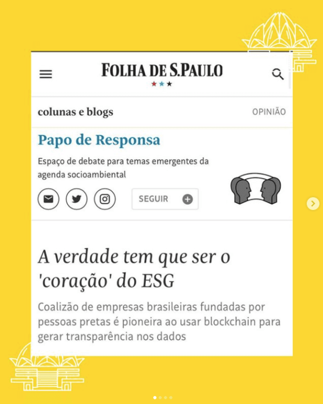 A verdade tem que ser o coração do ESG